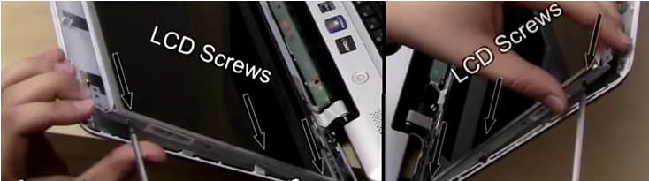 11 remove hinge screws