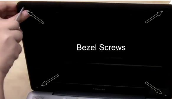 3 remove display screws
