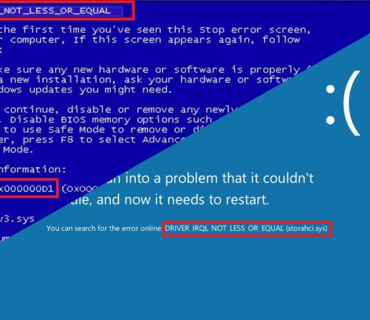 Blue Screen Driver_Irql_Not_Less_Or_Equal Windows 7 Fix Registry