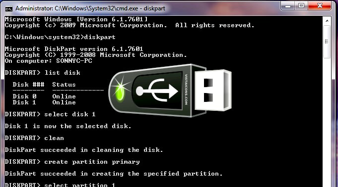 præcedens vask virkelighed Create A Bootable USB Pendrive By Using Cmd Command Prompt – DESKDECODE.COM