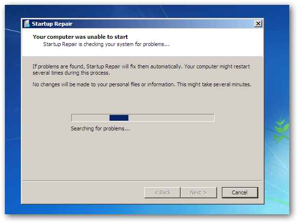 How To Fix A Startup Repair Loop On Vista